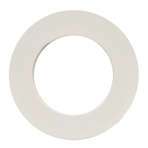 Product image for GIMBAL TRIM 3IN WHITE FLAT ROUND