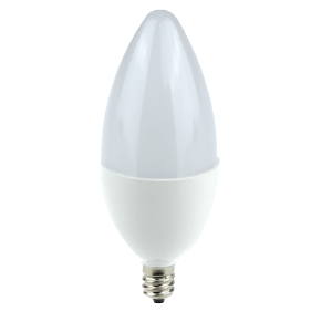 Product image for LED Lamp C12 E12 Base 4.5W 120V 27K Dim Frosted STANDARD