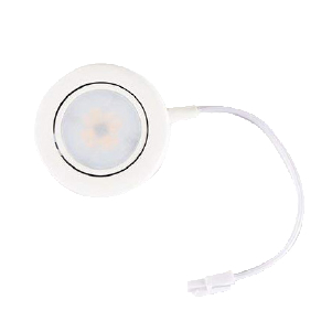 Product image for UNDERCABINET 1 WIRE SINGLE UNIT LINE VOLTAGE PUCKS 4 W 120 V 3 000 K WHI TE 200 LM