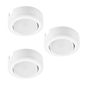 Illume 2.75 inch white 2025 plastic led puck kit