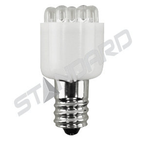 Product image for LED MINIATURE S6 / CANDELABRA E12 / 1.8W / 120V