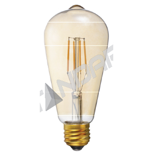 Product image for LED/ST19/S2/4.5W/22K/A/V/FIL/STD