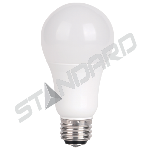 Product image for LED Lamp A19 E26 Base 3W/9W/12WW 120V 27K Non-Dim STANDARD