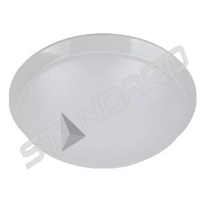 Product image for LED Tri-Level Ceiling Luminaire 12W 120V 40K Dim 11IN White Frosted Roun d STANDARD