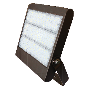 Product image for LED FLOODS 230W 30435L 120-277V 4000K 120.. YOKE BRONZE