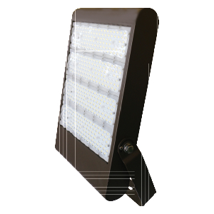 Product image for LED FLOODS 300W 39454L 120-277V 4000K 120.. YOKE BRONZE