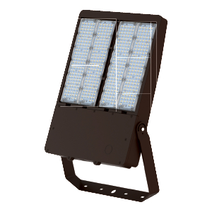 Product image for LED FLOODS 400W 50807L 120-277V 4000K 120.. YOKE BRONZE