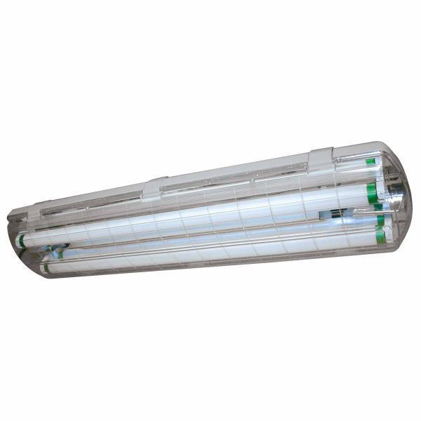 Product image for Enclosed Linear Fluorescent Luminaire, 2FT, 2 X 17W T8, 120/277VAC, Electronic ballast,