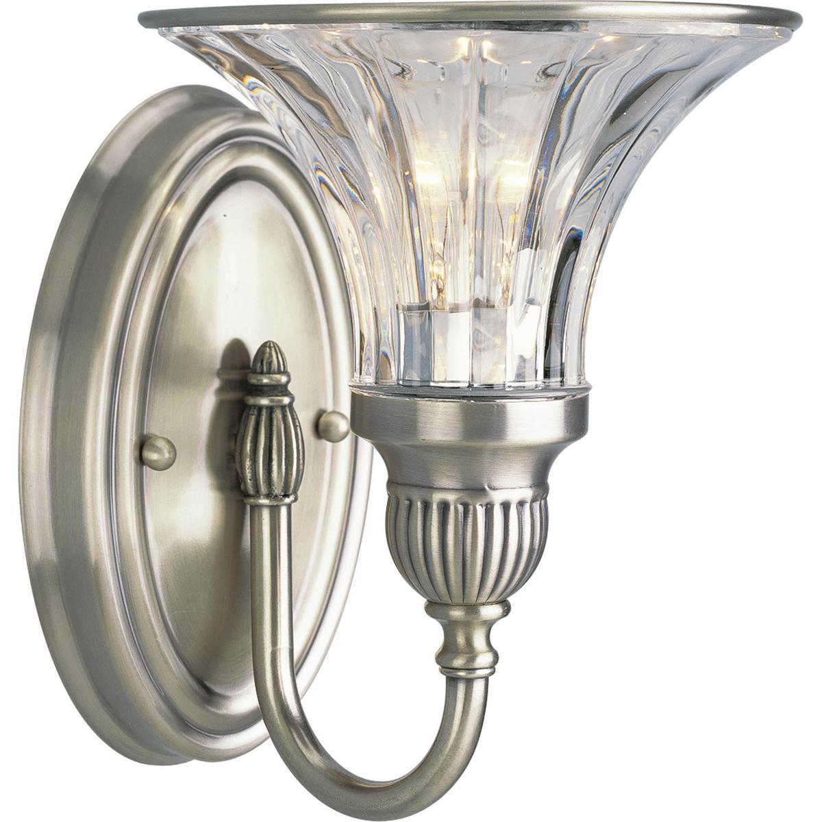 Product image for BATH BRKT 1-100W MED TV CLASSIC SILVER