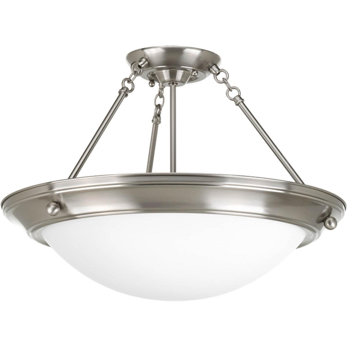 Product image for P3569-09 3-100W-MED SEMI-FLUSH