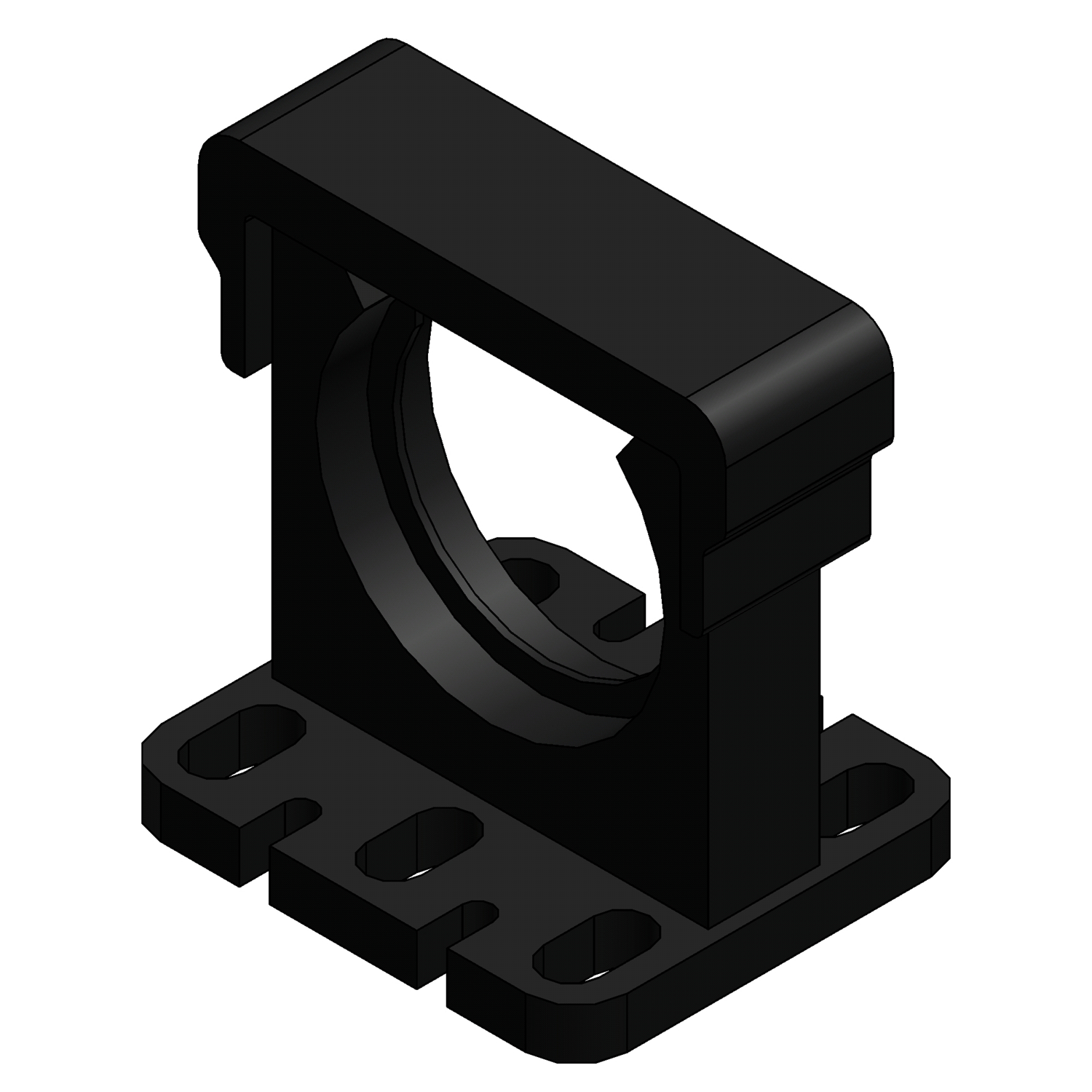 Product image for CONDUIT SUPPORT PA6 COMPL NW23 BLK