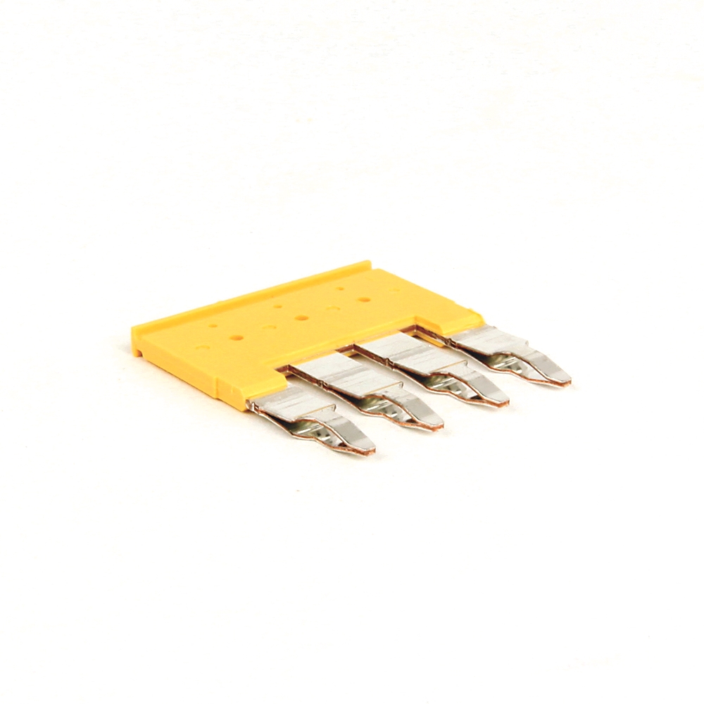 Product image for Center jumper screwless yellow for 1492-L6 block