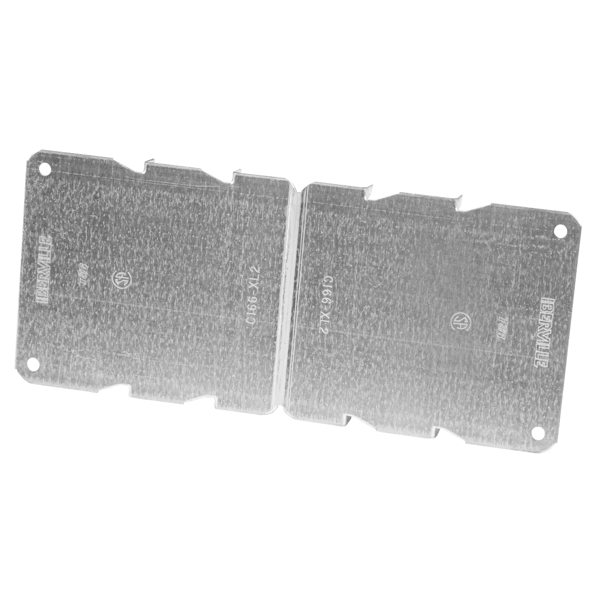 ABB CI66-XL Iberville® Cable Protector Plate Large Steel Silver