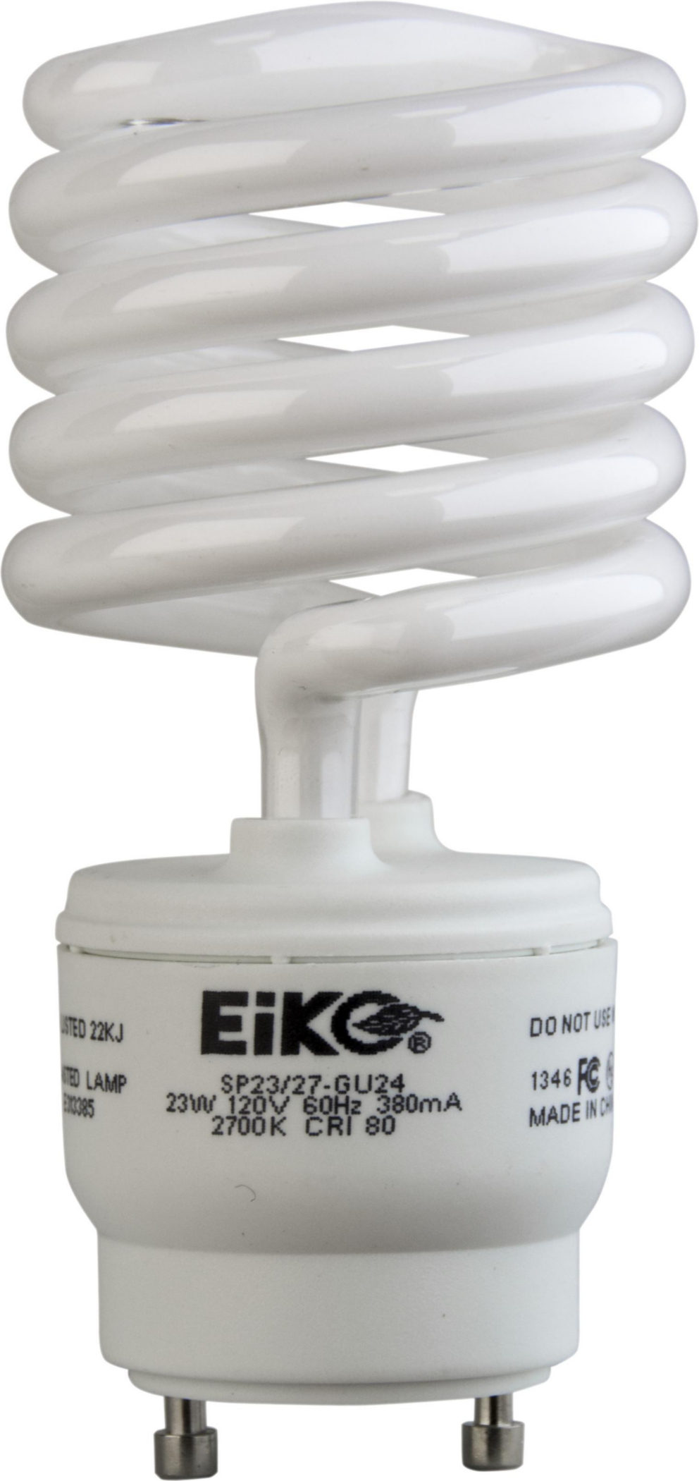 Product image for 23W 2700K GU24 BASE SPIRAL
