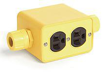 Product image for (2)DUP 15A/125V FEED-THRU PORT