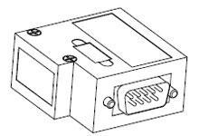 Product image for DSUB 9P ATTCH V/H