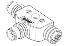 Product image for MIC 5P M/M/FE TEE DATA PBUS