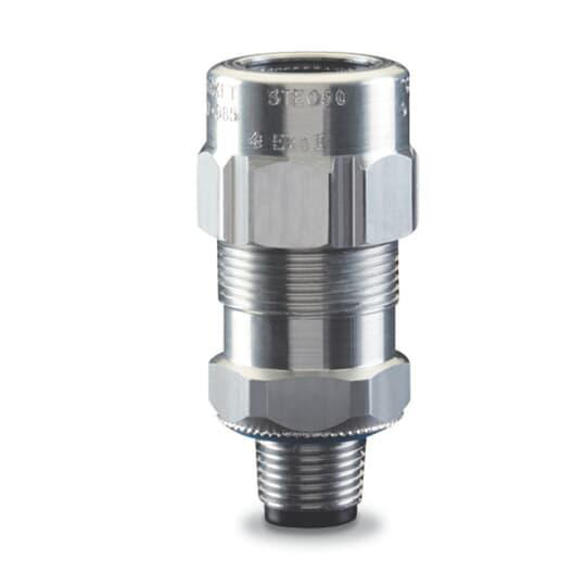 Product image for Connector cable straight alu 1/2in 0.5 to 0.7in