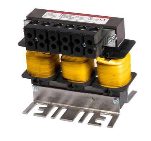 Product image for TRANSFAB KDRAA4H2 REACTOR DRIVE LINE OPTIMIZED 480V HIGH Z 7.5HP 5% 11MC 77WL OPEN TYPE