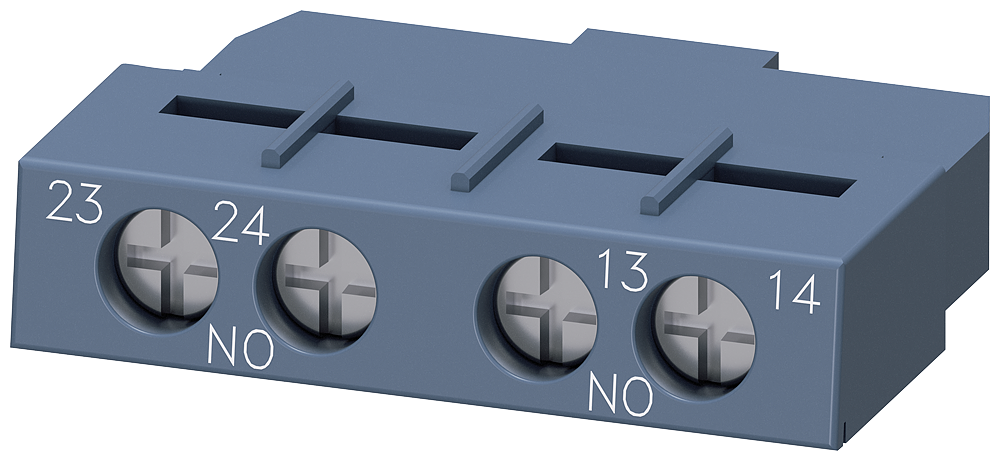 Product image for Switch auxiliary 2NO transverse on-front