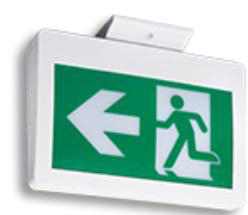 Product image for PLASTIC SIGN PICTO 120/347V AC