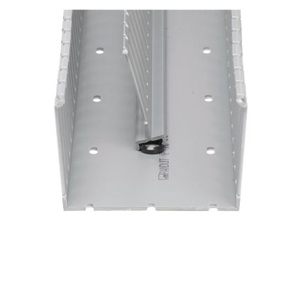 Product image for PANDUIT DB-C BASE WALL MOUNTING DIVIDER BLACK