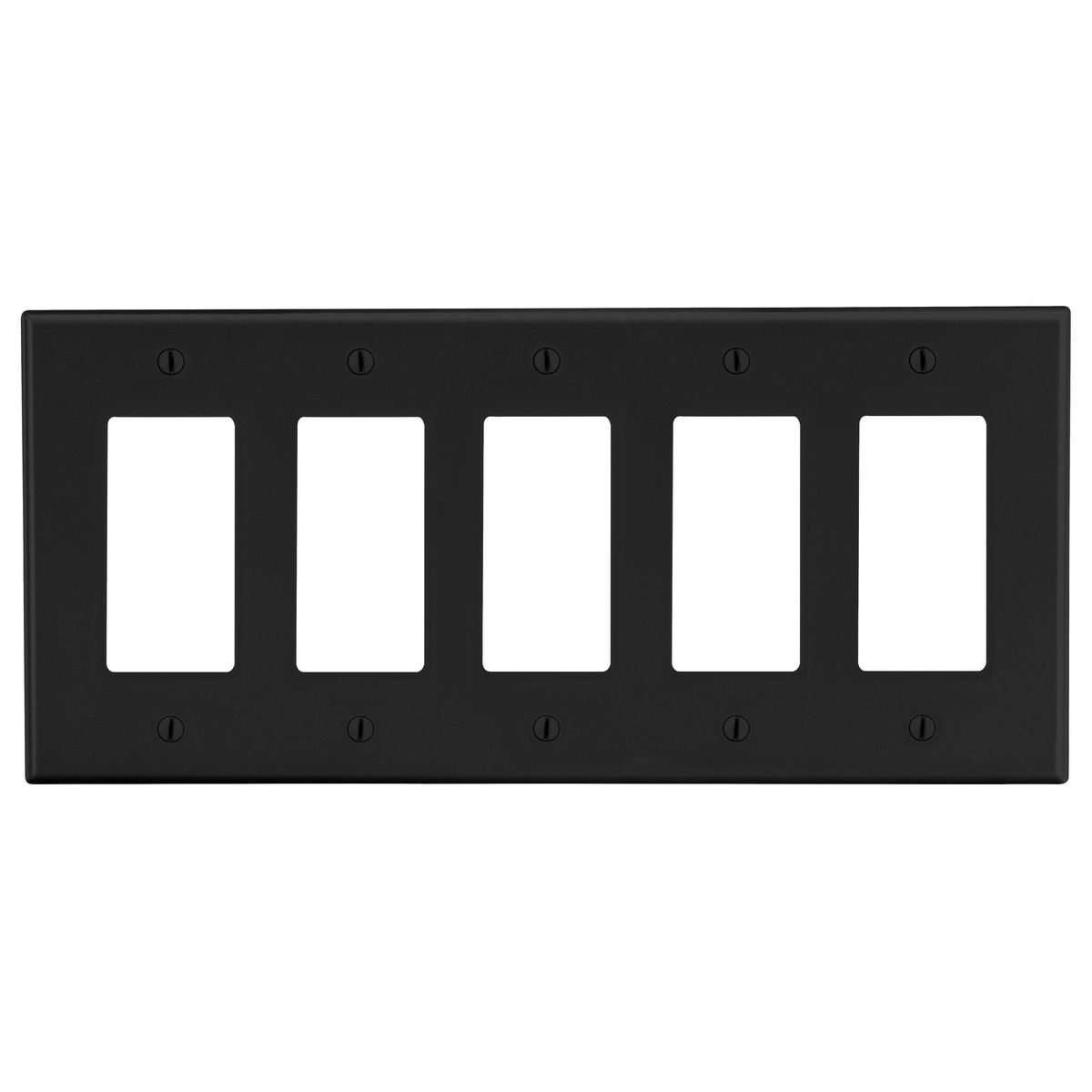 Product image for WALLPLATE, 5-G, 5) DEC, BK