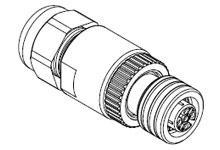 Product image for M12U ATTACHABLE 4P FP ST