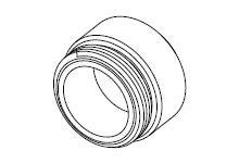 Product image for QC CLOSURE CAP EXT. THREADED