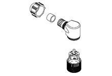 Product image for MIC 5P F-ATTCH 90D PG7 SCREW