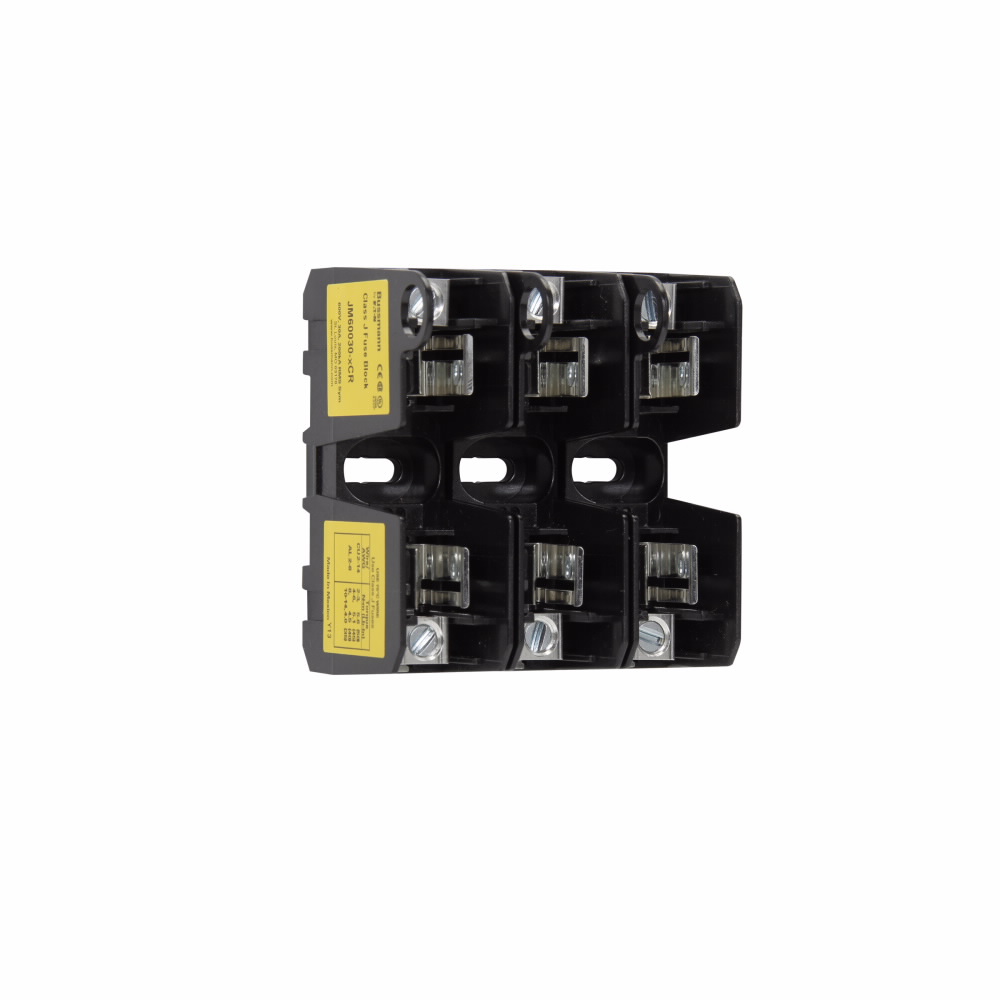 Product image for CLASS J FUSE BLOCK 600V 30A LUG 3 POLE