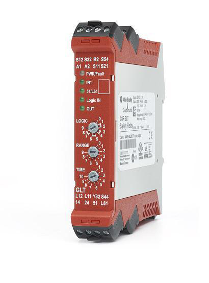 Product image for Relay safety time-delay 4-outputs polyamide 24V 2W