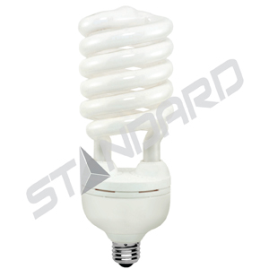 Product image for CFL HIGH WATTAGE SPIRAL 55W 120V 5000K 3700LM 120V E26 STD