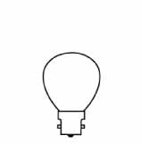 Product image for Lamp INC S11 30W BA15d 75V 280 lumens clear
