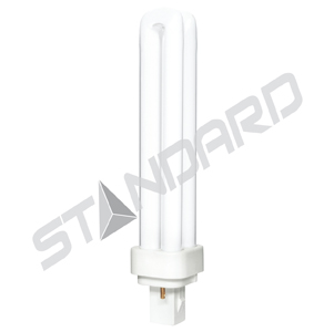 Product image for CFL PLUG-IN DOUBLE TWIN TUBE 2-PIN GX32d-3 28W 5000K 1600LM