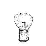Product image for MINIATURE LAMP ANSI:EMR-2225 RP-11 24V 1.042A 25W BA15d CLEAR STD