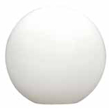 Product image for GLOBE 14in WITHOUT NECK 5.25in HOLE ACRYLIC WHITE STD
