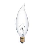 Product image for INCANDESCENT 25W CA10 E12 130V CLEAR STD