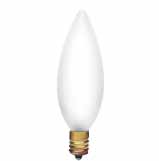 Product image for INCANDESCENT 60W B10 E14 130V FROST STD