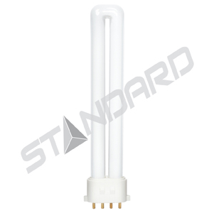 Product image for CFL PLUG-IN TWIN TUBE 4-PIN 2G7 7W 4100K 400LM