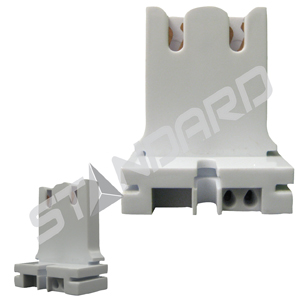 Product image for FLUORESCENT SOCKET MED BIPIN G13 BASE T8/T12 LOW PROFILE U SLIDE MOUNT S HUNTED 660W 600V STD
