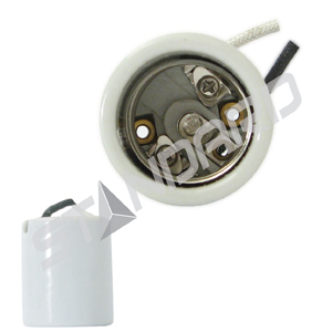 Product image for HID SOCKET E26 BASE 4KV 9in SEW-2 LEADS WITH BUSHING 660W 600V STD