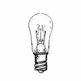 Product image for MINIATURE LAMP S-6 160V 0.038A 6W E12 CLEAR STD