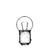 Product image for MINIATURE LAMP ANSI:304 G-6 28V 0.3A 8.4W BA15d CLEAR STD