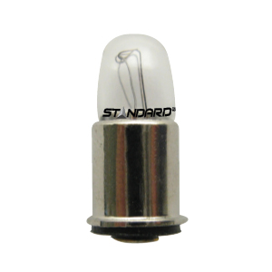 Product image for MINIATURE LAMP ANSI:327 T-1.75 28V 0.04A 1W MIDGET FLANGED F6 CLEAR