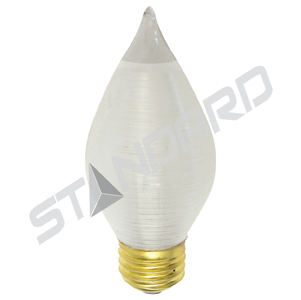 Product image for INCANDESCENT SILK 25W C15 E26 130V SATIN WHITE STD