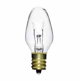 Product image for INCANDESCENT 7W C7 E12 120V CLEAR