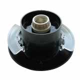 Product image for POST TOP FITTER FOR 3in POSTS USE WITH NECKLESS GLOBES WITH 5.25in OPENI NGS POLYCARBONATE BLACK STD