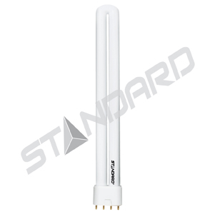 Product image for CFL PLUG-IN TWIN TUBE LONG 4-PIN 2G11 24W 3500K 1800LM STD