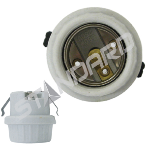 Product image for INCANDESCENT SOCKET E26 BASE FRONT MOUNT SNAP-IN SCREW TERMINAL 660W 250 V STD